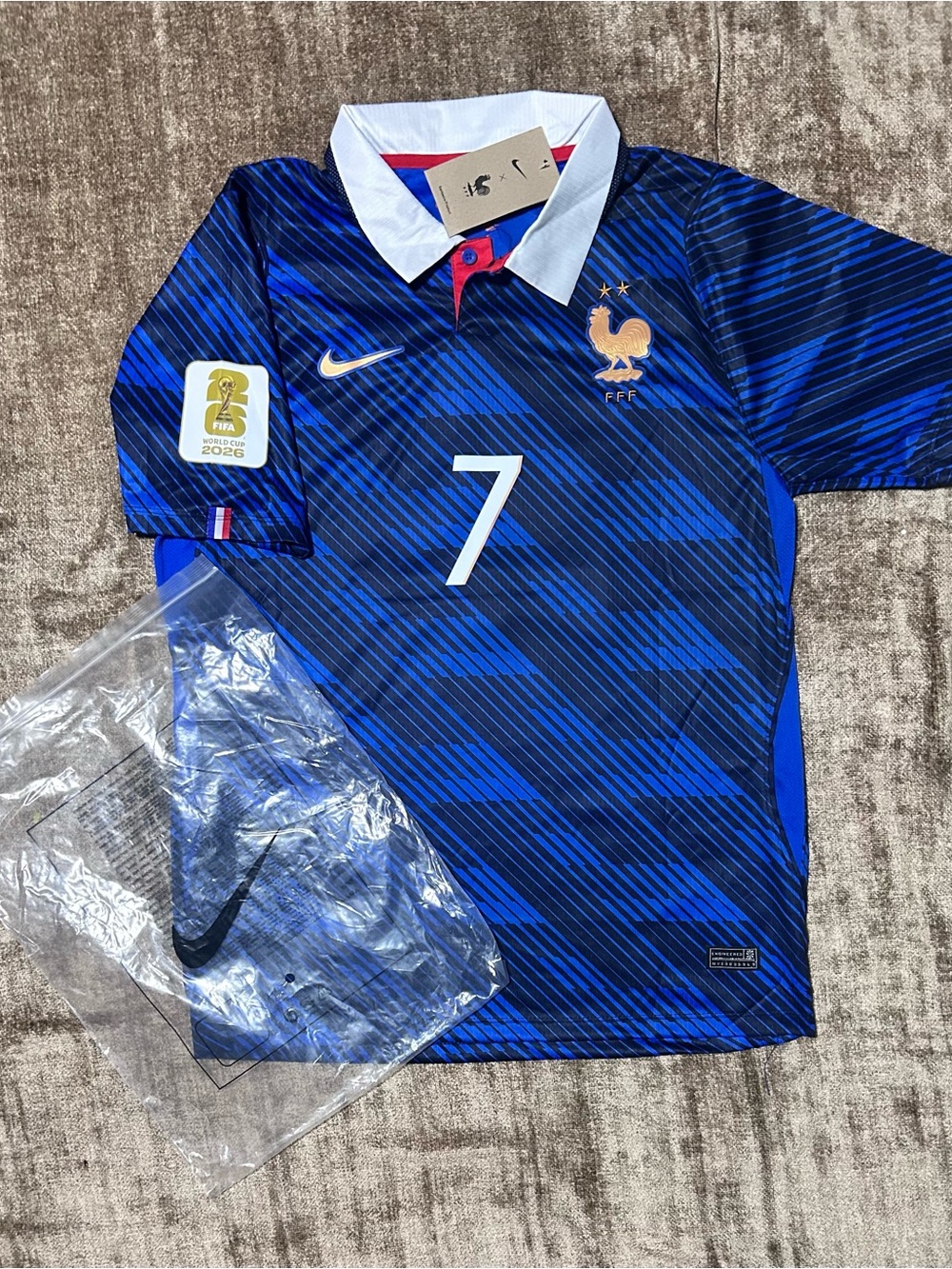Nike Men's France Dembele Jersey - No.7